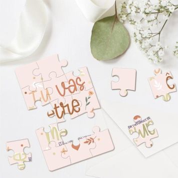 Carte Puzzle Annonce - Tu vas être Mamie - Collection Annonce de Grossesse