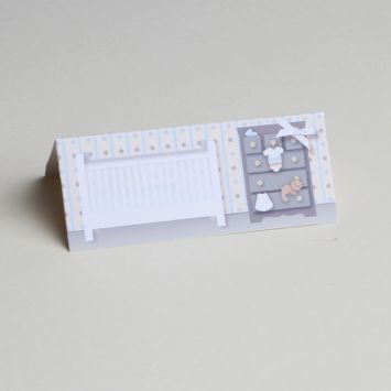 10 Cartes de Table Baptême - Commode