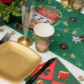 10 Gobelets en carton - Collection Casino