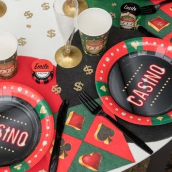 20 Serviettes en papier - Collection Casino