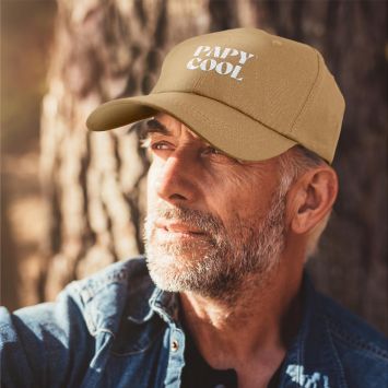 Casquette brodée "Papy Cool" - Collection Papy d'Amour