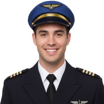 Casquette de Pilote d'Avion pour adulte