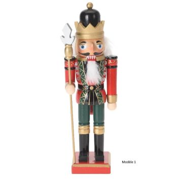 Casse-Noisette en bois - 26 cm - Modèle au choix
