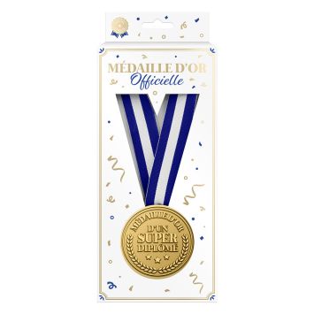 Médaille d'or - Collection Diplôme en poche - Modèle au choix