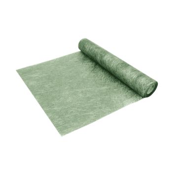 chemin de table brillance vert foret | jourdefete.com