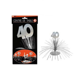 Centre de Table Anniversaire 40 ans