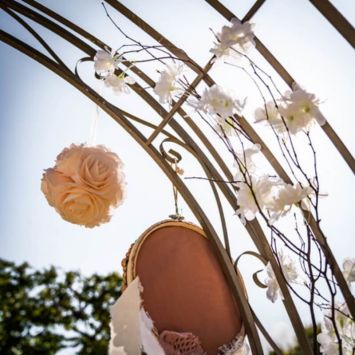 Branche de cerisier - Fleur Ivoire