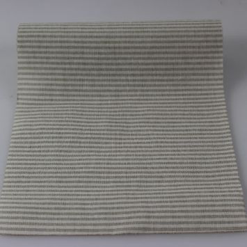 Chemin de Table à Rayures en Lin - Beige