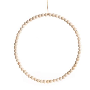 Anneau de perles en bois pour mariage | jourdefete.com