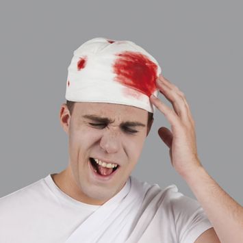 Chapeau Bandage Ensanglanté