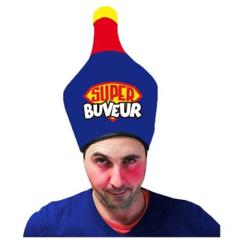 Chapeau "Super Buveur" - Taille Unique