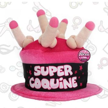 Chapeau humoristique zizi super coquine