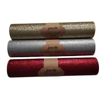 Chemin de table Full Glitter - 28 cm x 3 m - Couleur au choix