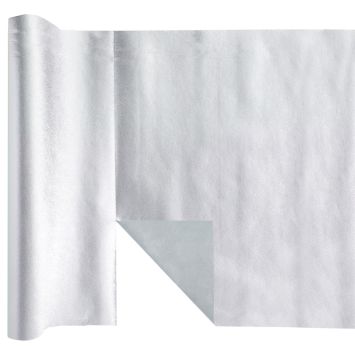 Chemin de table Harmony Rainbow 3 en 1 prédécoupé en spunbond - 40 cm x 4,8 m - Couleur au choix