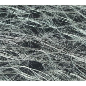 Chemin de Table Intissé 30 cm x 25 M - Argent - Vagues