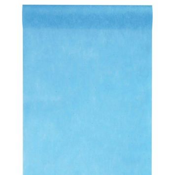 Chemin de Table Intissé Turquoise - 30 cm x 10 m | jourdefete.com