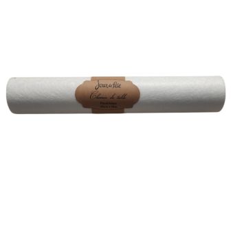 Chemin de table Floral - 28 cm x 10 m - Couleur au choix