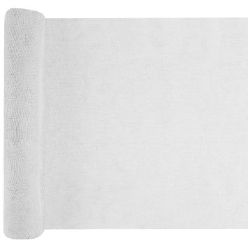 Chemin de table naturel en coton - 36 cm x 5 m - Couleur au choix