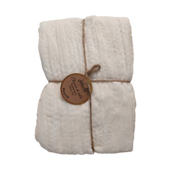 Chemin de table étamine 90 cm x 3 m pour décoration de fête chic | jourdefete.com