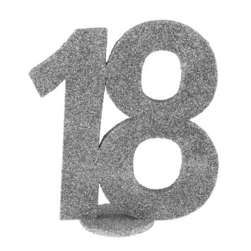 chiffre anniversaire age au choix paillettes argent | jourdefete.com