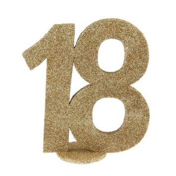 chiffre anniversaire age au choix paillettes or | jourdefete.com