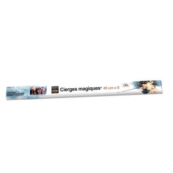 8 cierges magiques 45 cm | jourdefete.com