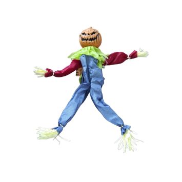 Cette citrouille animée va angoisser vos invités dans la nuit avec ses yeux allumés et son rire sinistre | jourdefete.com