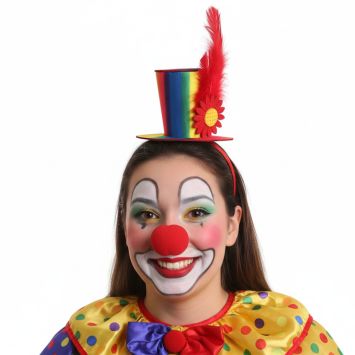 Serre-tête de Clown avec fleur