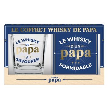 Coffret Whisky  "Le whisky de Papa" - Collection Super Papa