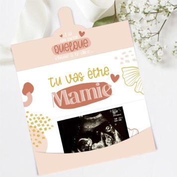 Carte Enveloppe Annonce - Tu vas être Mamie - Collection Annonce de Grossesse