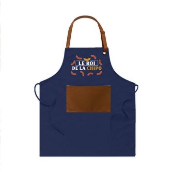 Tablier "Le roi de la chipo" - Collection Claquettes Chaussettes | jourdefete.com