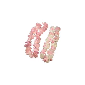 Collier Hawaïen de Fleurs de 9 cm - Couleur au Choix