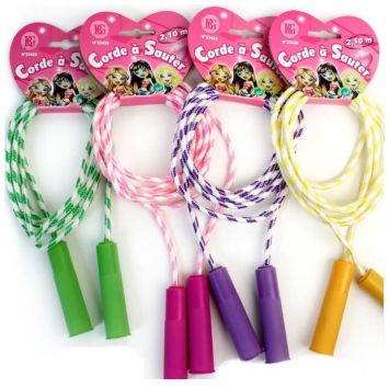 corde à sauter de 2,10 m couleur aléatoire | jourdefete.com