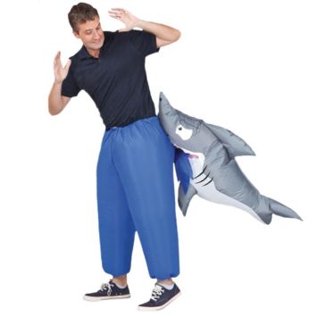 Déguisement gonflable Requin Mordeur (pour adulte)