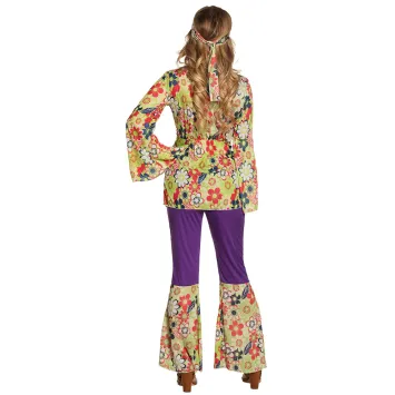 Déguisement d'Hippie Fleurie pour femme - Taille M