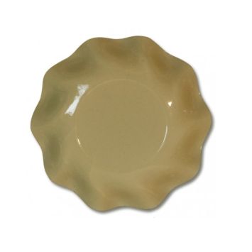 10 Coupelles Vagues en Carton - Taupe