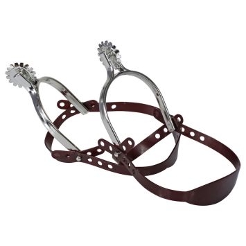 Éperons argentés de Cow-Boy