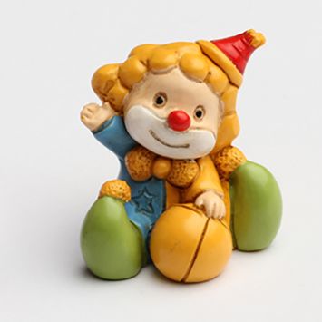 Décoration Eprouvette - Clown assis