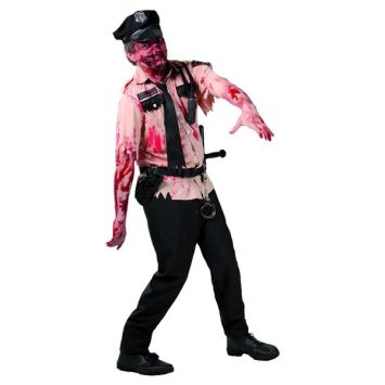 Déguisement de Zombie Policier Homme