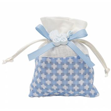 pochons-damier-bleu-bapteme | jourdefete.com