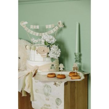 12 pics en bois - 9,5 cm - Collection Dans les Nuages