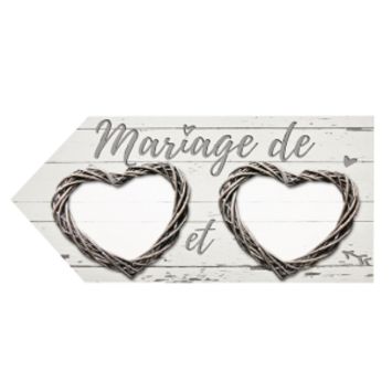 Flèche Directionnelle Romantique - Beige