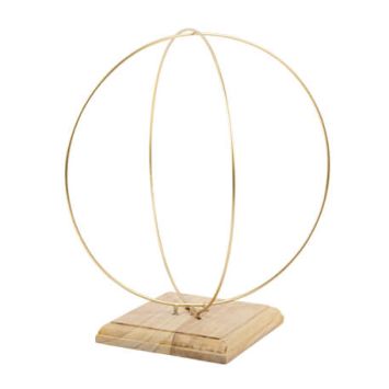 Décoration à poser et ses doubles cercles dorés | jourdefete.com