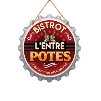 Décoration murale Capsule en métal - Modèle au Choix