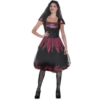 Déguisement de Mariée Sombre pour femme - Taille au choix