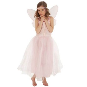 Déguisement de Fée Danaé Rose pour fille - Taille au choix