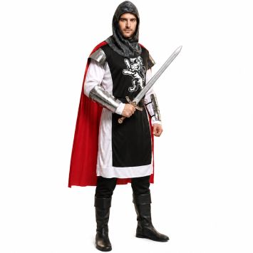 Homme en costume de chevalier médiéval | jourdefete.com