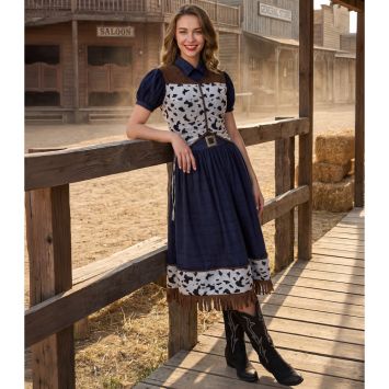 Déguisement de Cow-Girl pour femme - Taille au choix