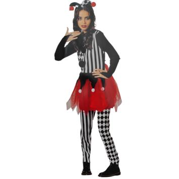 Déguisement de Clown Macabre pour femme - Taille au choix