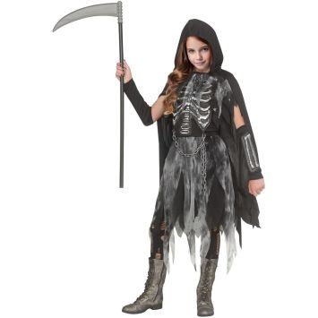 Déguisement de Faucheuse pour adolescente - Taille au choix